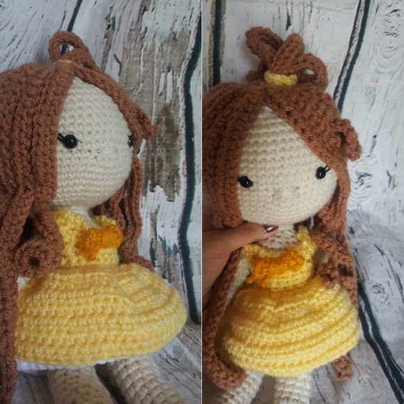 crochet belle doll